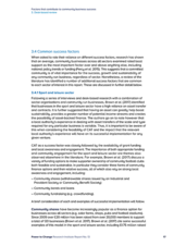 Factors that contribute to community business success 3. Desk-based review